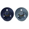BIBS Colour Fopspeen - 6-18 mnd - 2-pack - Rond - Deep Space/Petrol