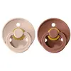 BiBS - Colour Pacifier - Stage 2 Fopspeen - 6+ maanden - 2 stuks - Woodchuck / Blush