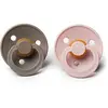 BIBS Fopspenen - 6-18 mnd, T2 (Dark Oak & Blush)