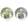 BIBS Lot de 2 sucettes-tétines Colour, taille 1 de 0 à 6 mois vert sauge TU