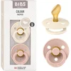 BIBS - Colour Fopspeen - Anatomisch - Maat 2 - Ivory/Blush - Duopack