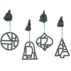 Kerst decoraties Broste Copenhagen FILI X4 Groen