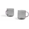 Hay - Set De 2 Mugs Borosilicate - Gris Clair - Gris