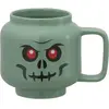LEGO - Keramische Mok Hoofd Skelet Groen 255 ml - Keramiek - Groen