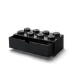 LEGO Autre Brique 8 tenons avec tiroir - noir 5006876