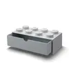 LEGO Autre Brique 8 tenons avec tiroir - gris 5006878