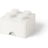 LEGO Autre Brique 4 tenons avec tiroir - blanc 5006313