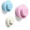 LEGO Autre Lot de porte-manteaux - blanc, bleu clair et rose 5006139