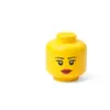 Room Copenhagen 40331725 Rangement LEGO mini en forme de tête, Fille