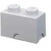 Lego - Opbergbox Brick 2 - Polypropyleen - Grijs