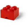 LEGO Autre Brique rouge de rangement à tiroir 4 tenons 5006129
