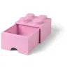 LEGO Autre La brique 4 tenons avec tiroir - mauve 5006173