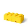lego 589324 4004 Storage brick operglade, 2 x 4, geel ()
