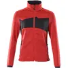Mascot Accelerate Gebreide trui met rits 18155-951 - signaalrood/zwart - XS