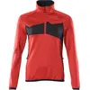Mascot Accelerate Fleecetrui met korte rits 18053-316 - signaalrood/zwart - S