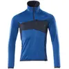 Mascot Accelerate Fleecetrui met korte rits 18003-316 - helder blauw/donkermarine - L