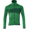 Mascot Accelerate Fleecetrui met rits 18103-316 - helder groen/groen - 4XL