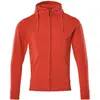 Mascot Crossover Capuchontrui met rits 51590-970 - signaalrood - 2XL