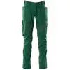 Mascot Accelerate Broek met kniezakken 18579-442 - Groen - C47 - 82
