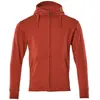 Mascot Crossover Capuchontrui met rits 51590-970 - Rood - 3XL