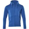 Mascot Crossover Capuchontrui met rits 51590-970 - Helder blauw - 4XL