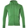 Mascot Crossover Capuchontrui met rits 51590-970 - helder groen - 3XL