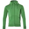 Mascot Crossover Capuchontrui met rits 51590-970 - helder groen - 4XL