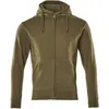 Mascot Crossover Capuchontrui met rits 51590-970 - mosgroen - 4XL