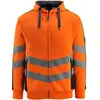 Mascot Safe Supreme Capuchontrui met rits 50138-932 - hi-vis oranje/donkermarine - XL