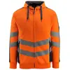 Mascot Safe Supreme Capuchontrui met rits 50138-932 - hi-vis oranje/donkermarine - M