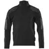 Mascot Frontline Gebreide trui met korte rits 17205-939 - Zwart - 4XL