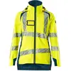 Mascot Accelerate Safe Shell jas 19011-449 - hi-vis geel/donkerpetrol - XS