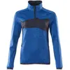 Mascot Accelerate Fleecetrui met korte rits 18053-316 - helder blauw/donkermarine - 5XL