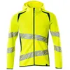 Mascot Accelerate Safe Capuchontrui met rits 19284-781 - hi-vis geel/donkerpetrol - M