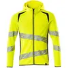 Mascot Accelerate Safe Capuchontrui met rits 19284-781 - Hi-Vis geel/zwart - XL