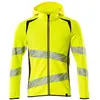 Mascot Accelerate Safe Capuchontrui met rits 19284-781 - hi-vis geel/donkermarine - M
