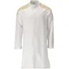 Mascot Food & Care Stofjas, lang 20154-511 - wit/kerriegeel - 3XL