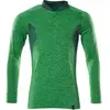 Mascot Accelerate Poloshirt, met lange mouwen 18081-810 - helder groen-gemêleerd/groen - XS