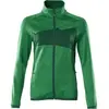 Mascot Accelerate Fleecetrui met rits 18153-316 - helder groen/groen - 5XL
