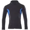 Mascot Accelerate Capuchontrui met rits 18584-962 - donkermarine/helder blauw - 3XL