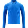 Mascot Crossover Poloshirt, met lange mouwen 20483-961 - Helder blauw - L