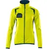 Mascot Accelerate Safe Fleecetrui met rits 19453-316 - hi-vis geel/donkerpetrol - XL