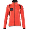 Mascot Accelerate Safe Fleecetrui met rits 19453-316 - hi-vis rood/donkermarine - S