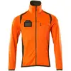 Mascot Accelerate Safe Fleecetrui met rits 19403-316 - hi-vis oranje/mosgroen - M