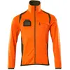 Mascot Accelerate Safe Fleecetrui met rits 19403-316 - hi-vis oranje/mosgroen - S