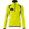 Mascot Accelerate Safe Fleecetrui met korte rits 19353-316 - hi-vis geel/donkermarine - 2XL
