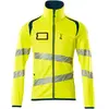 Mascot Accelerate Safe Fleecetrui met rits 19103-315 - hi-vis geel/donkerpetrol - 2XL