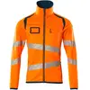 Mascot Accelerate Safe Fleecetrui met rits 19103-315 - hi-vis oranje/donkerpetrol - XL