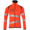 Mascot Accelerate Safe Fleecetrui met rits 19103-315 - hi-vis rood/donkermarine - XL