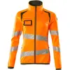 Mascot Accelerate Safe Fleecetrui met rits 19153-315 - hi-vis oranje/mosgroen - L